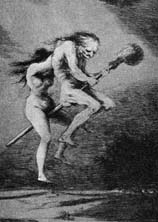 “Brujas”, óleo de Goya